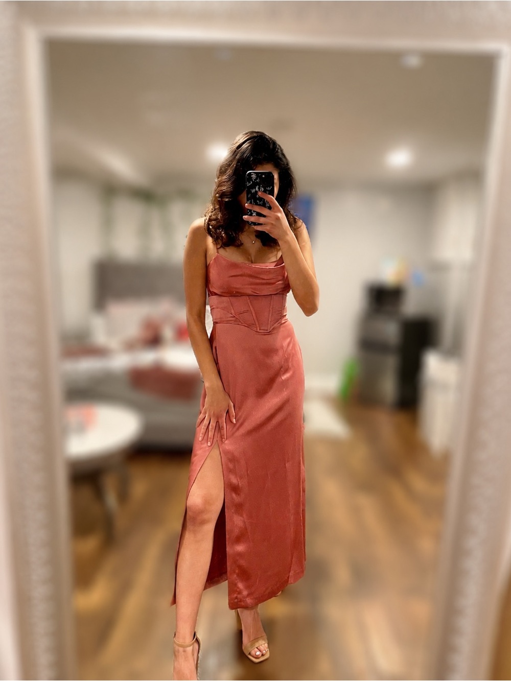 Corset Maxi Dress-Zara
